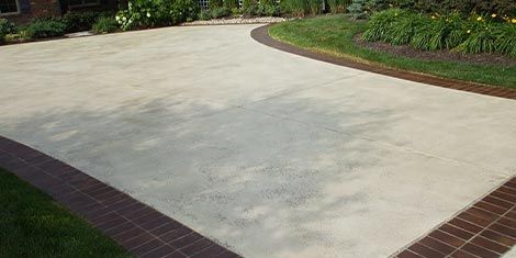 Spray Texture Concrete Walkways in Lafayette