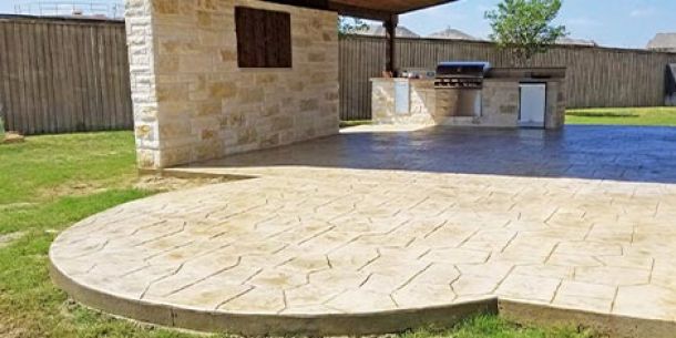 Stamped Concrete Patios in Lafayette